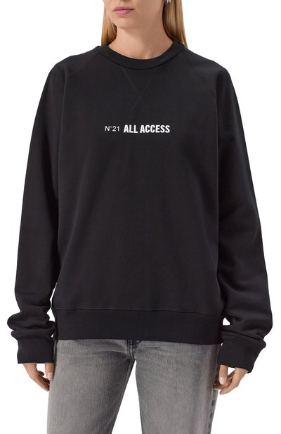 Хлопковый свитшот N21, арт. E042/6329, фото 3