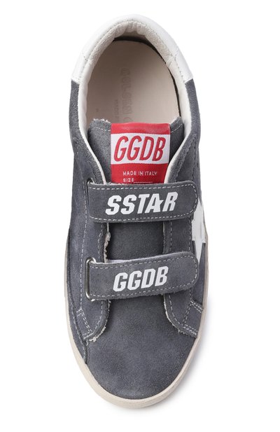 Замшевые кеды old school GOLDEN GOOSE DELUXE BRAND, арт. GTF00111.F008036, фото 4