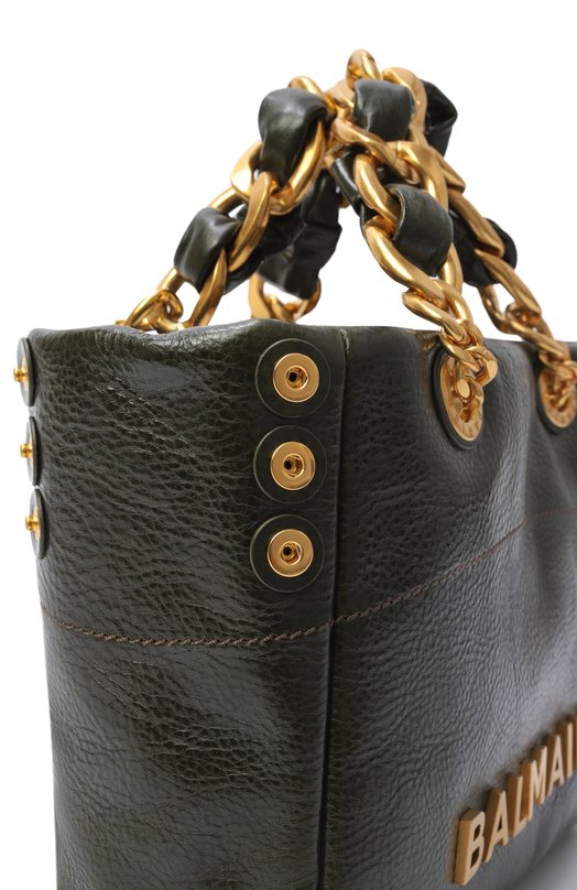 Сумка 1945 Soft small Balmain GN0FD871/LDAX Зелёный  GN0FD871/LDAX Фото 6