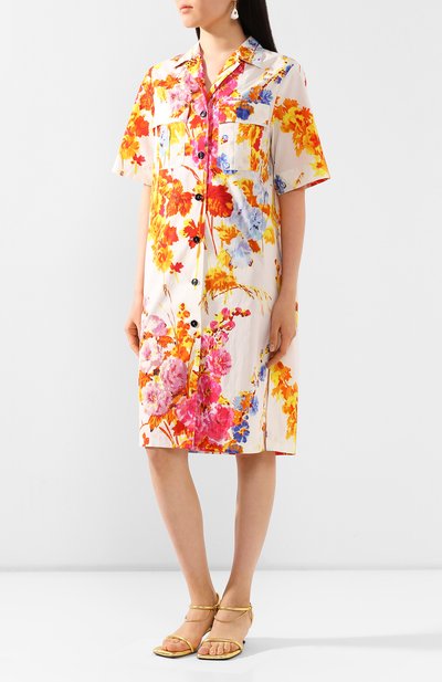 Хлопковое платье DRIES VAN NOTEN, арт. 201-11048-9054, фото 3