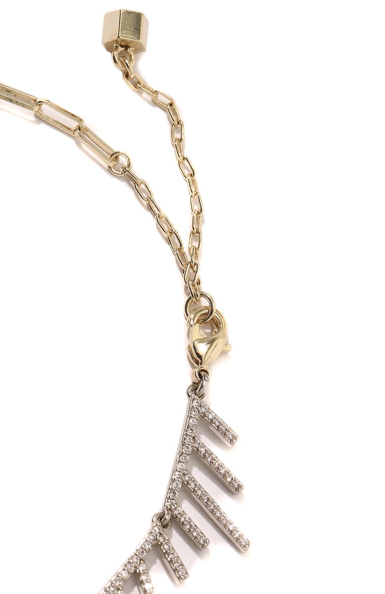 Женское колье mystery mist CAVIAR JEWELLERY желтого цвета, арт. MM009 | Фото 4 (Материал: Металл; Региональные ограничения белый список (Axapta Mercury): Не проставлено; Нос: Не проставлено)
