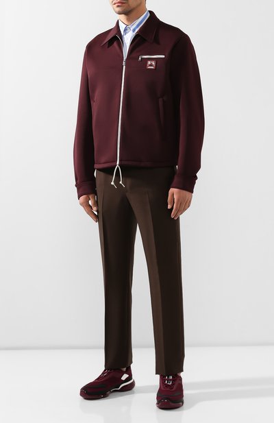 Текстильные кроссовки PRADA, арт. 2EG253-2ODA-F0566, фото 2