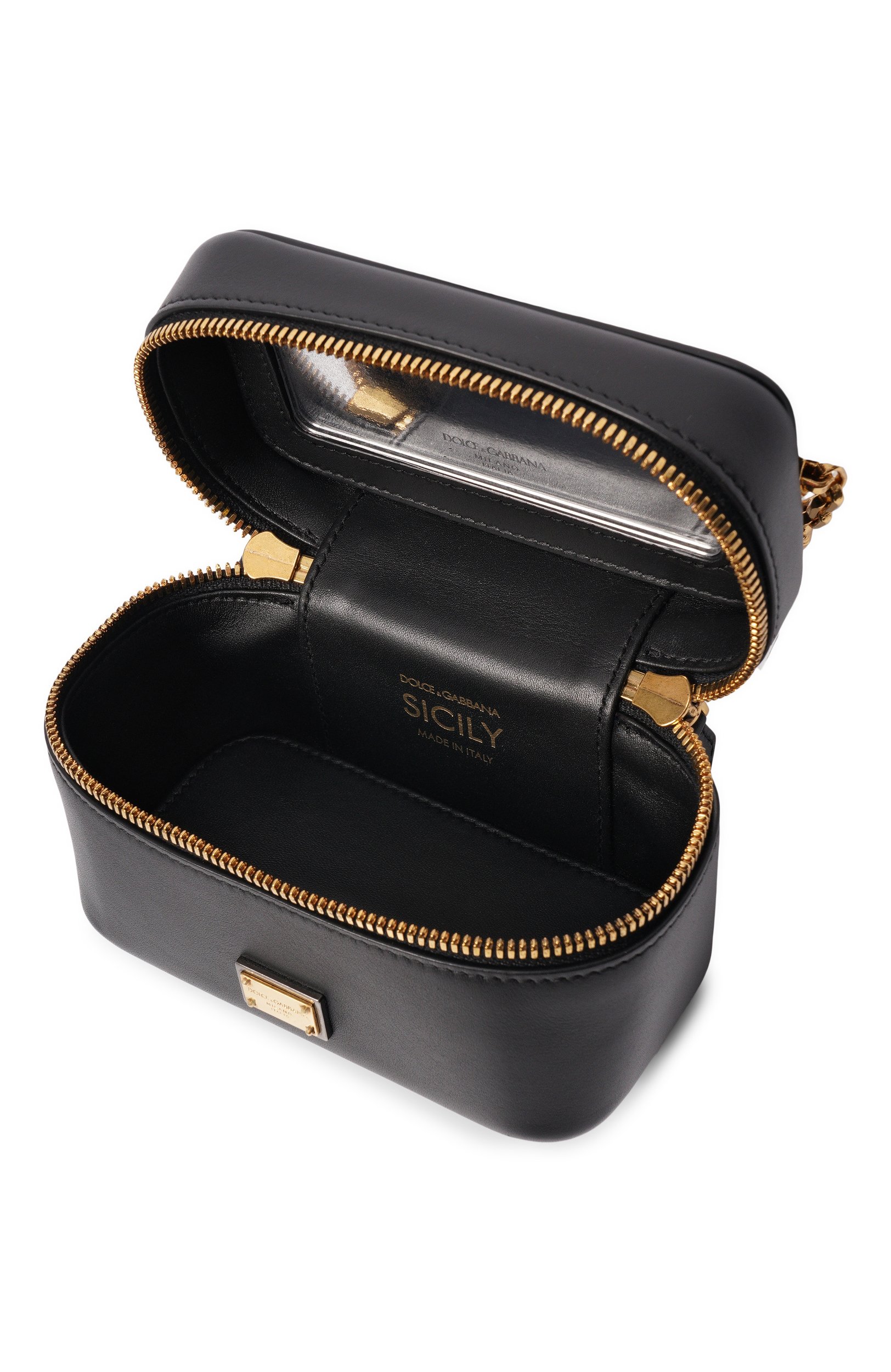 Сумка sicily DOLCE & GABBANA черного цвета по цене 209000 руб., арт. BB7733/B7321, фото 5 Сумка sicily DOLCE & GABBANA, арт. BB7733/B7321, фото 5