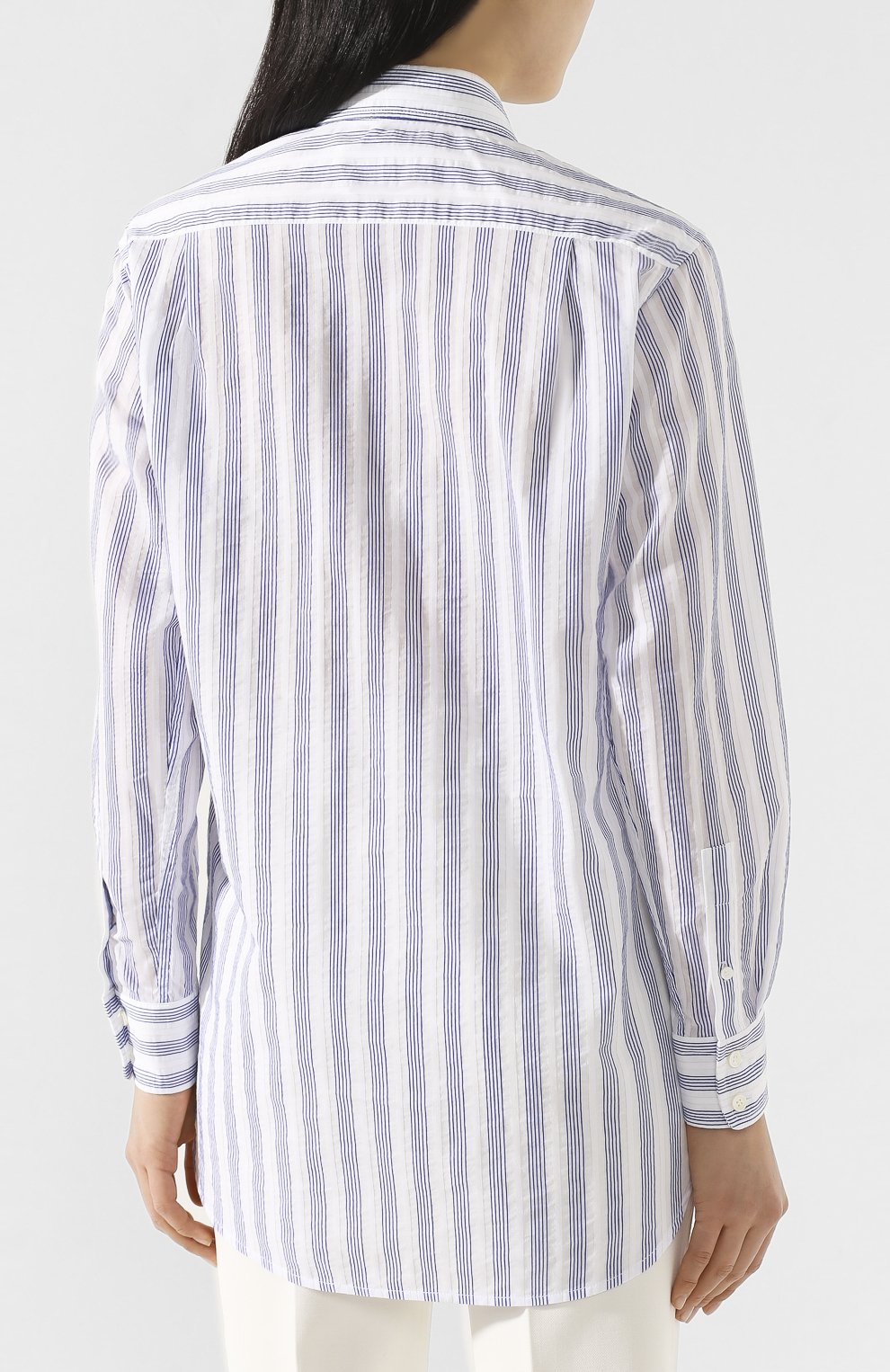 Хлопковая рубашка VICTORIA BECKHAM, арт. 1120WSH000959B, фото 4