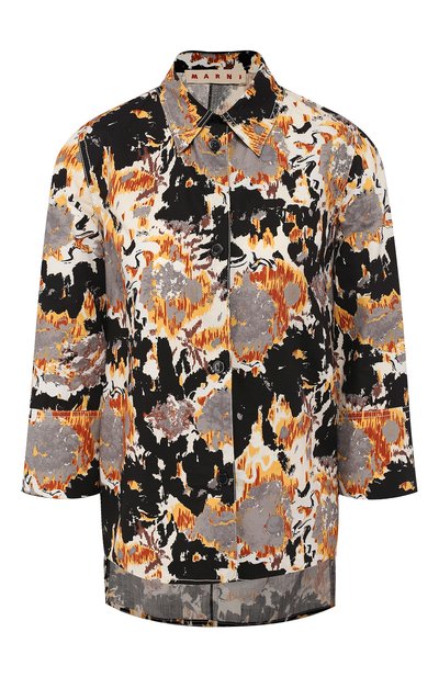 Женская хлопковая рубашка MARNI, арт. CAMAZ29A00/TCV36