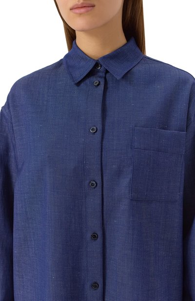 Рубашка из шерсти и льна COLOMBO, арт. CM00399/77184-U, фото 5