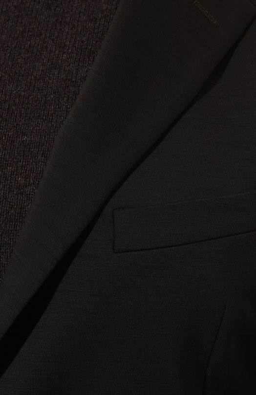 Пиджак из шерсти и хлопка Corneliani 93X523-9318800 Хаки  93X523-9318800 Фото 7