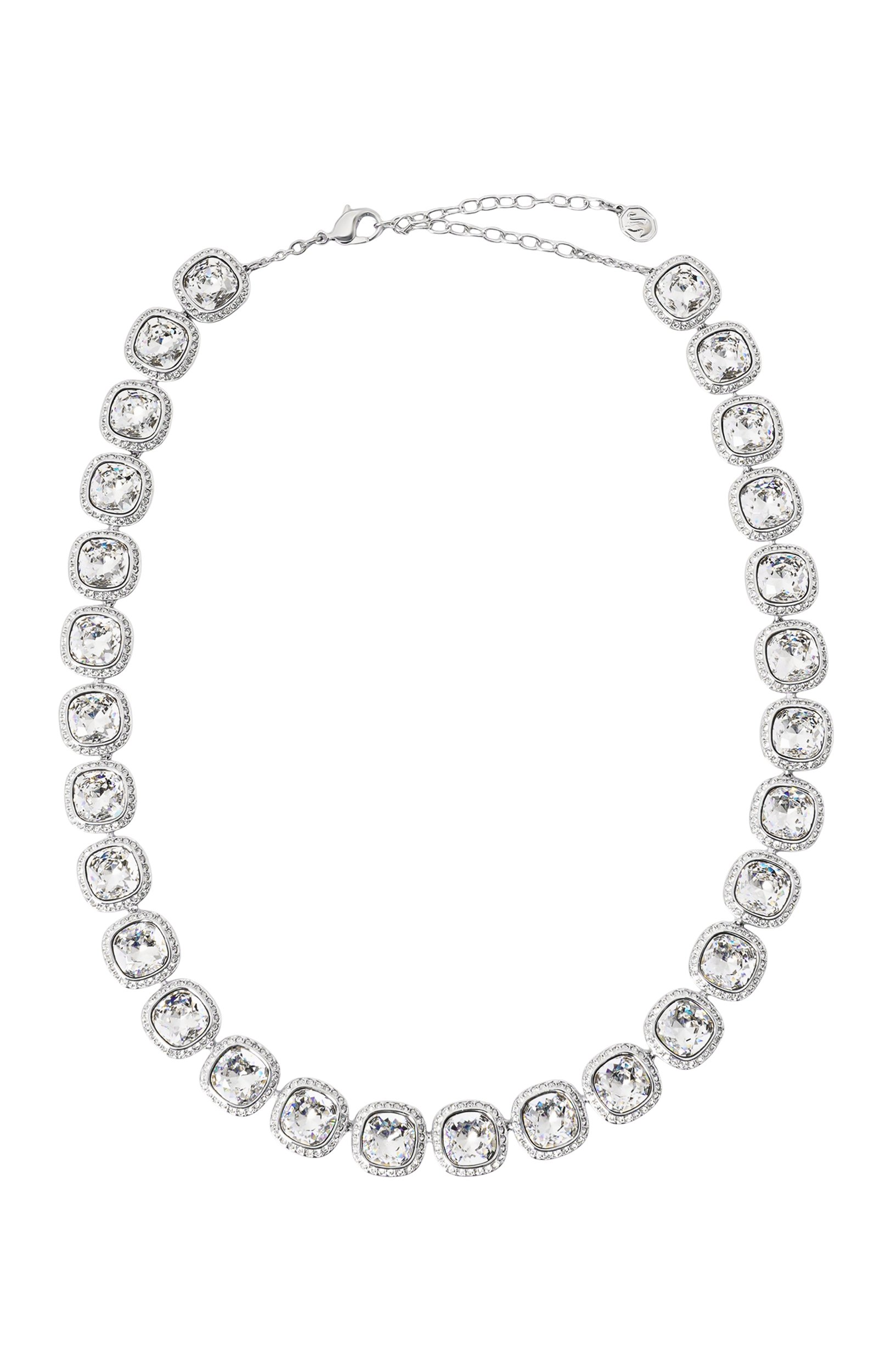 Колье una SWAROVSKI серебряного цвета по цене 46200 руб., арт. 5751326, фото 1 Колье una SWAROVSKI, арт. 5751326, фото 1