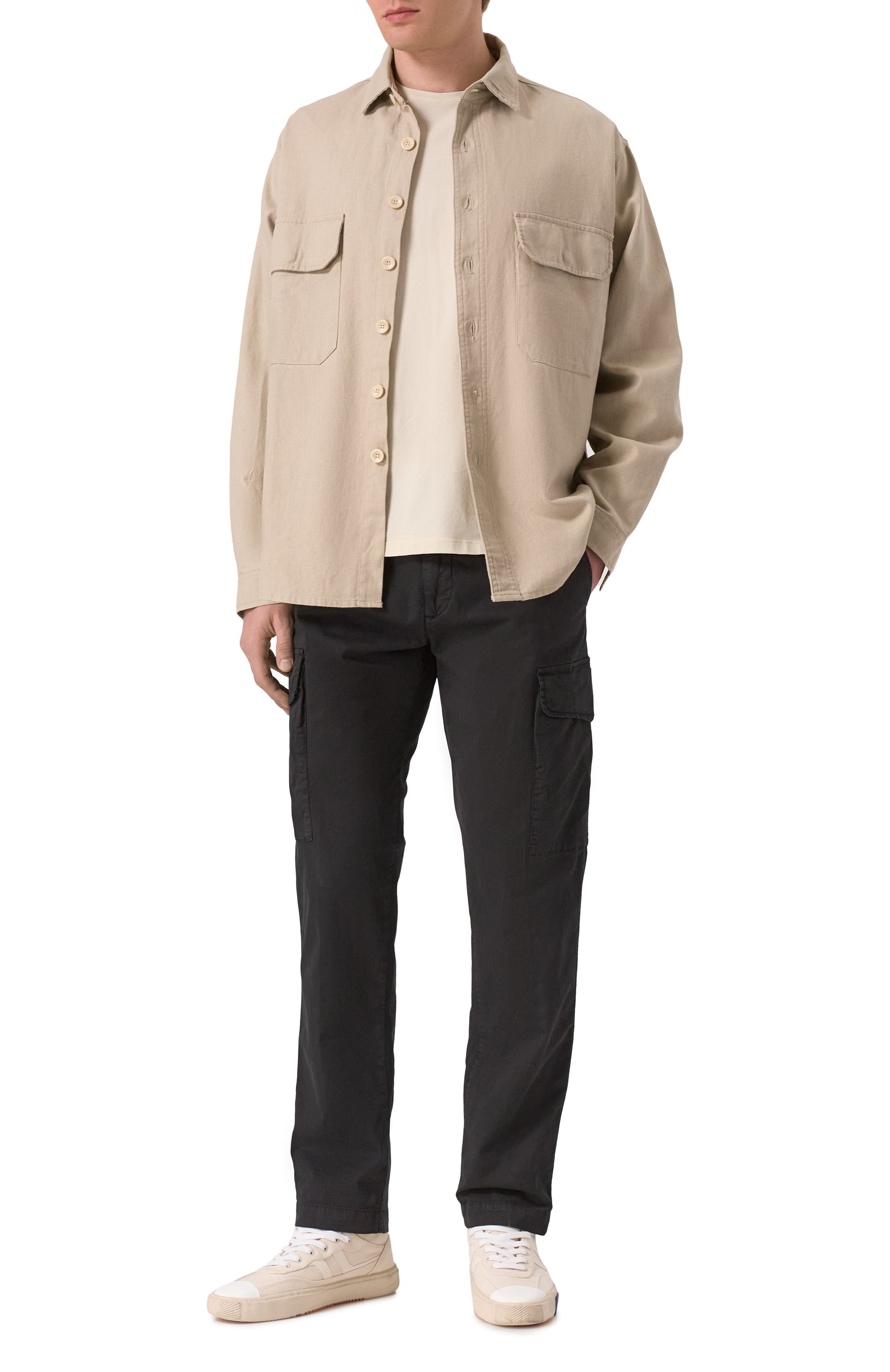 Хлопковые брюки-карго WHITE SAND, арт. 25SU55/267, фото 2