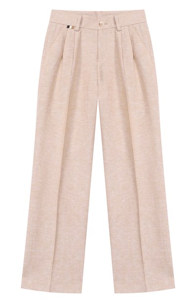 Брюки изо льна и вискозы BOSS, арт. J52917