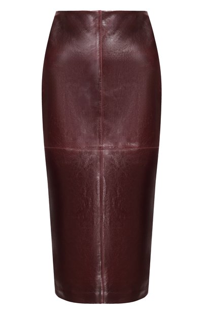 Женская кожаная юбка SPORTMAX, арт. AFA