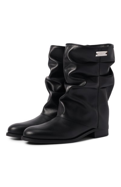 Кожаные сапоги BALMAIN, арт. BZ0A76