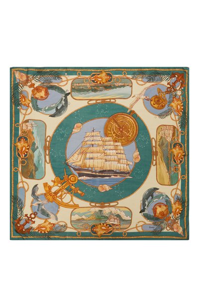 Шелковый платок вокруг света GOURJI, арт. Т28MOR1, фото 4