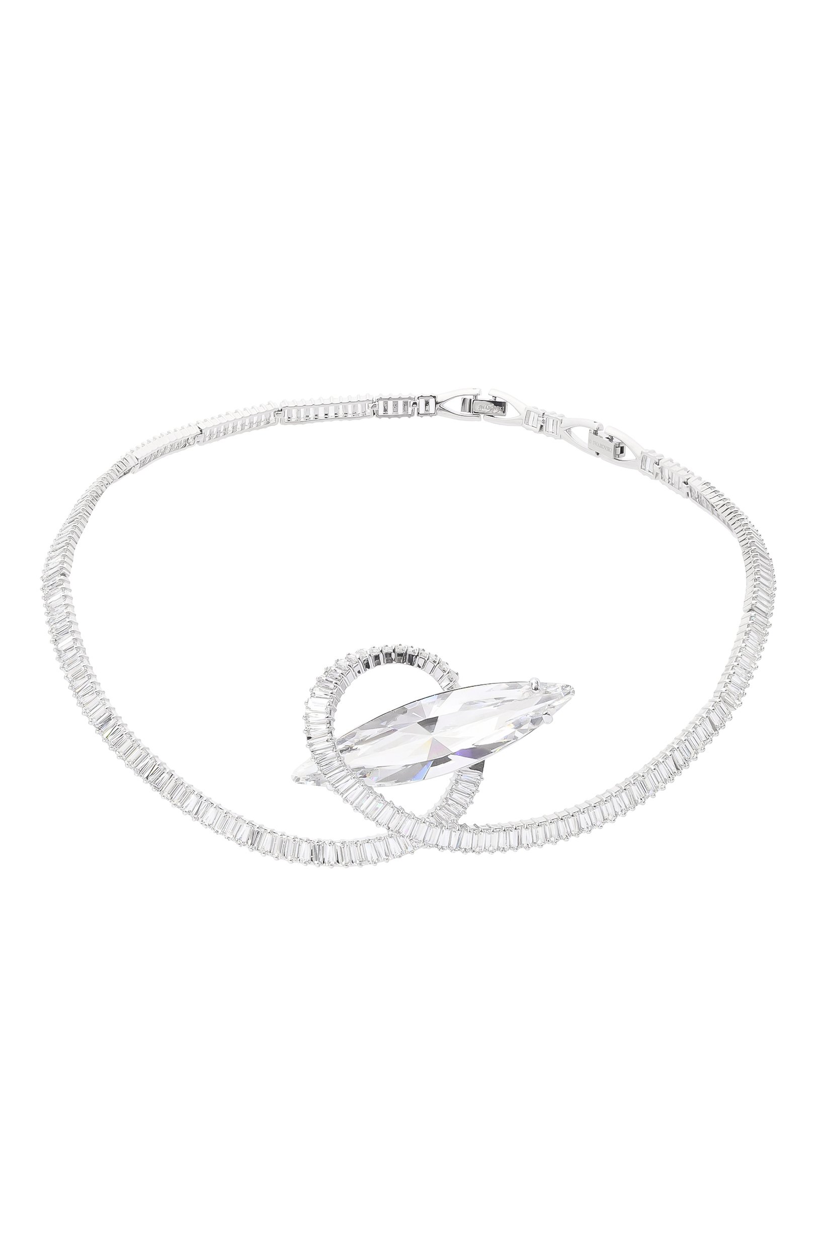 Колье matrix SWAROVSKI серебряного цвета по цене 99500 руб., арт. 5727039, фото 1 Колье matrix SWAROVSKI, арт. 5727039, фото 1