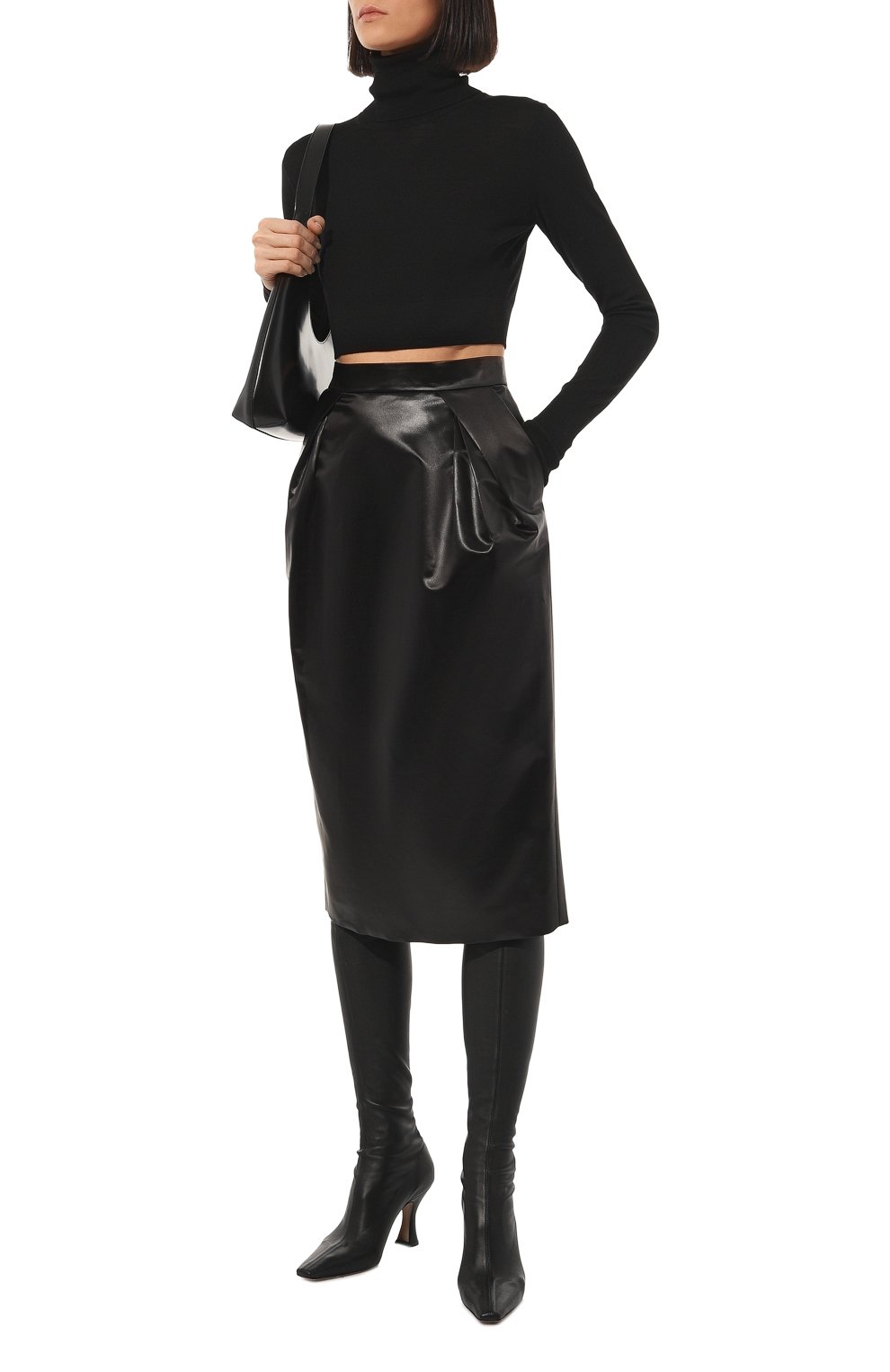 Юбка из экокожи MAISON MARGIELA, арт. S51ME0006/S60532, фото 2