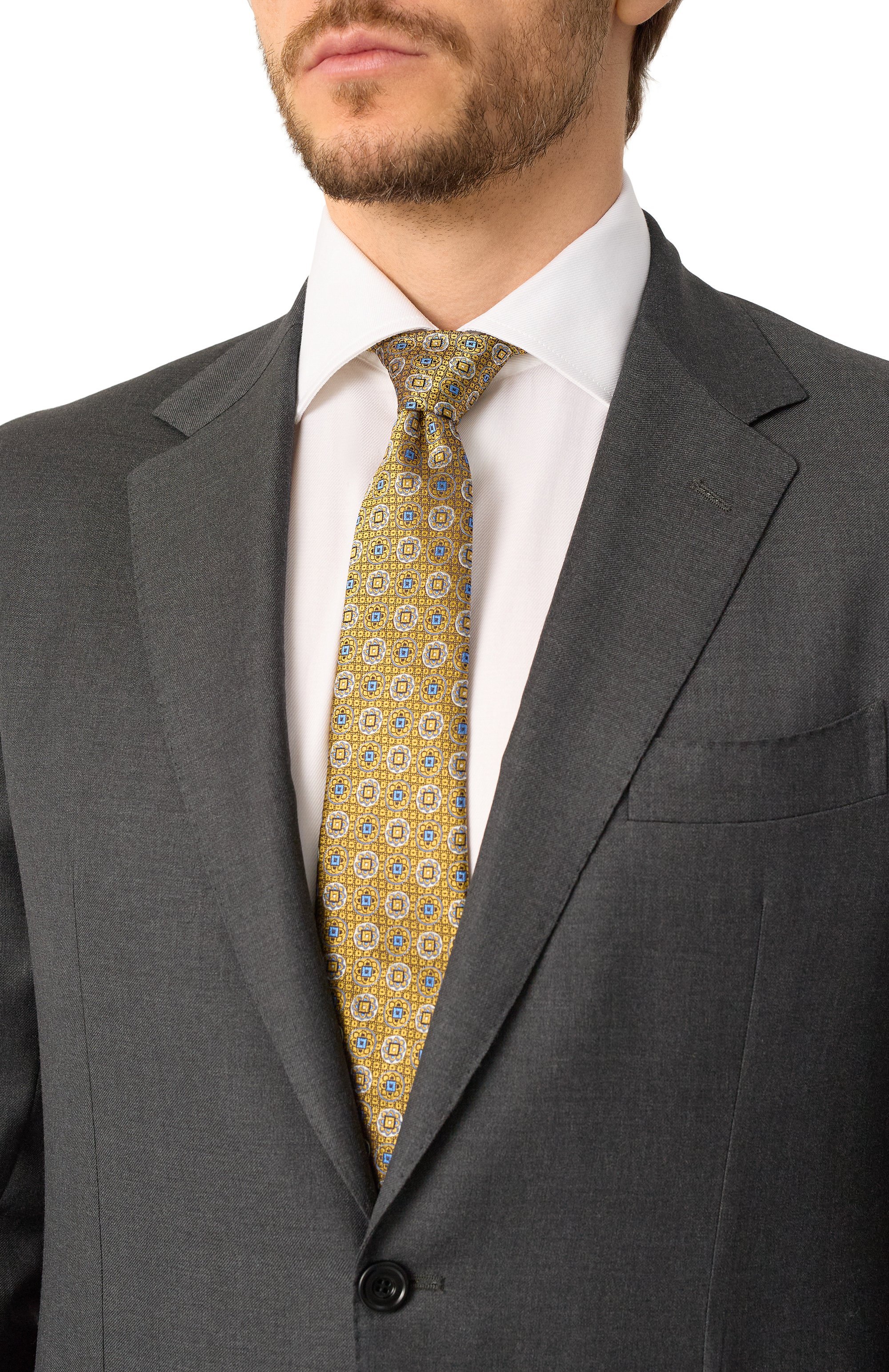 Шелковый галстук CANALI, арт. 18/HJ04194, фото 2