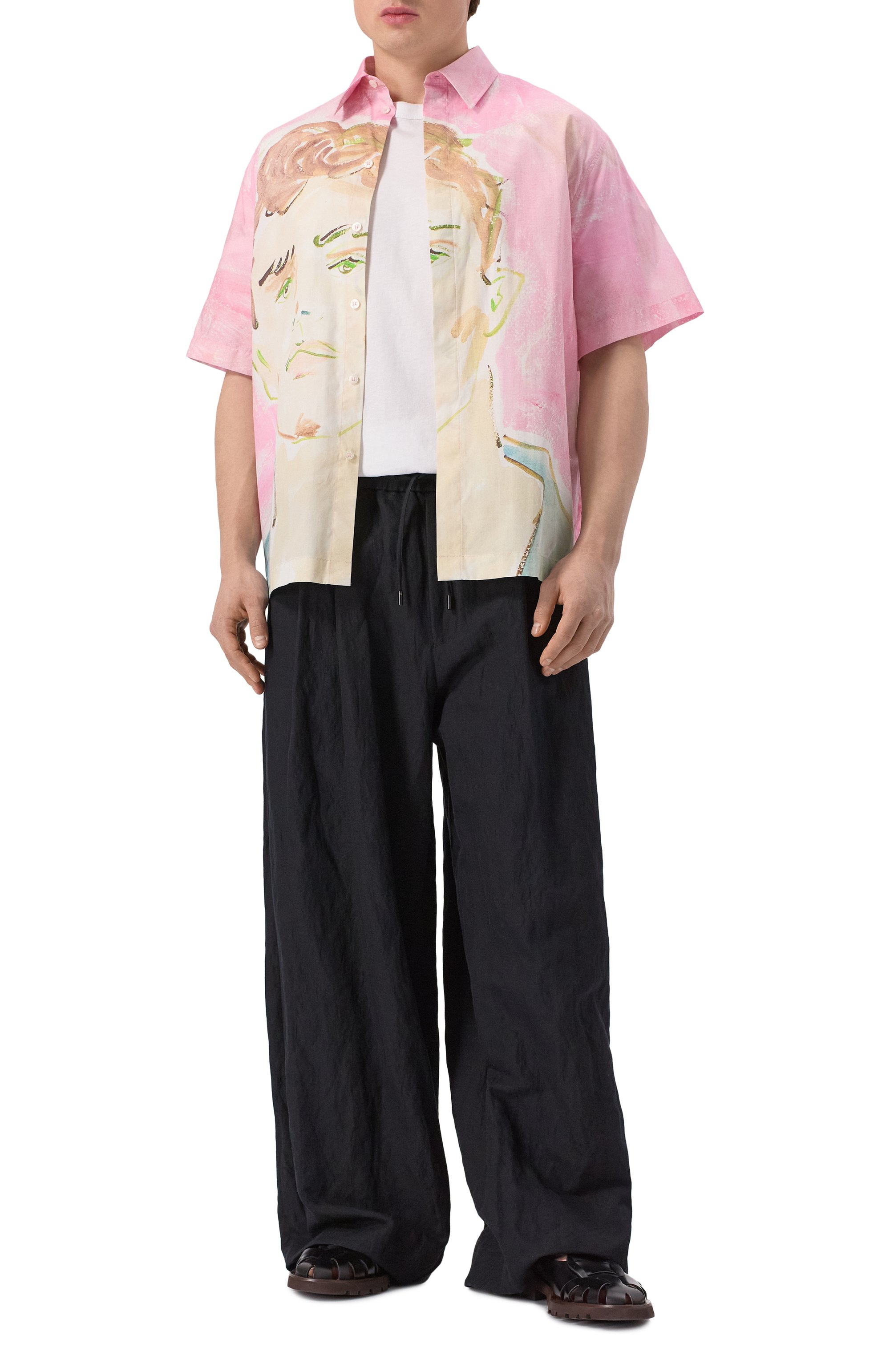 Хлопковая рубашка MSGM, арт. 3840ME15X/257054, фото 2