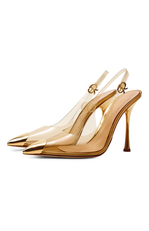 Туфли Diana 105 Gianvito Rossi G95521.15LAC.GMEMEKM Золотой G95521.15LAC.GMEMEKM