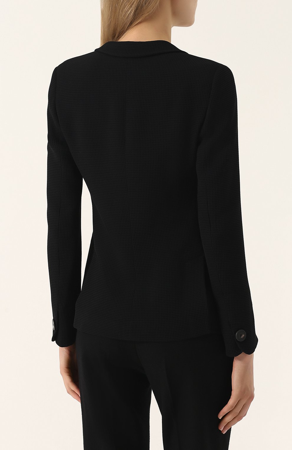 Приталенный однотонный жакет GIORGIO ARMANI, арт. WAG67T/WA525, фото 4