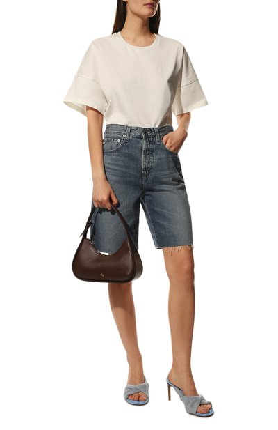 Джинсовые шорты kerah AG ADRIANO GOLDSCHMIED, арт. LGN1B52RH/YALE/MX, фото 2