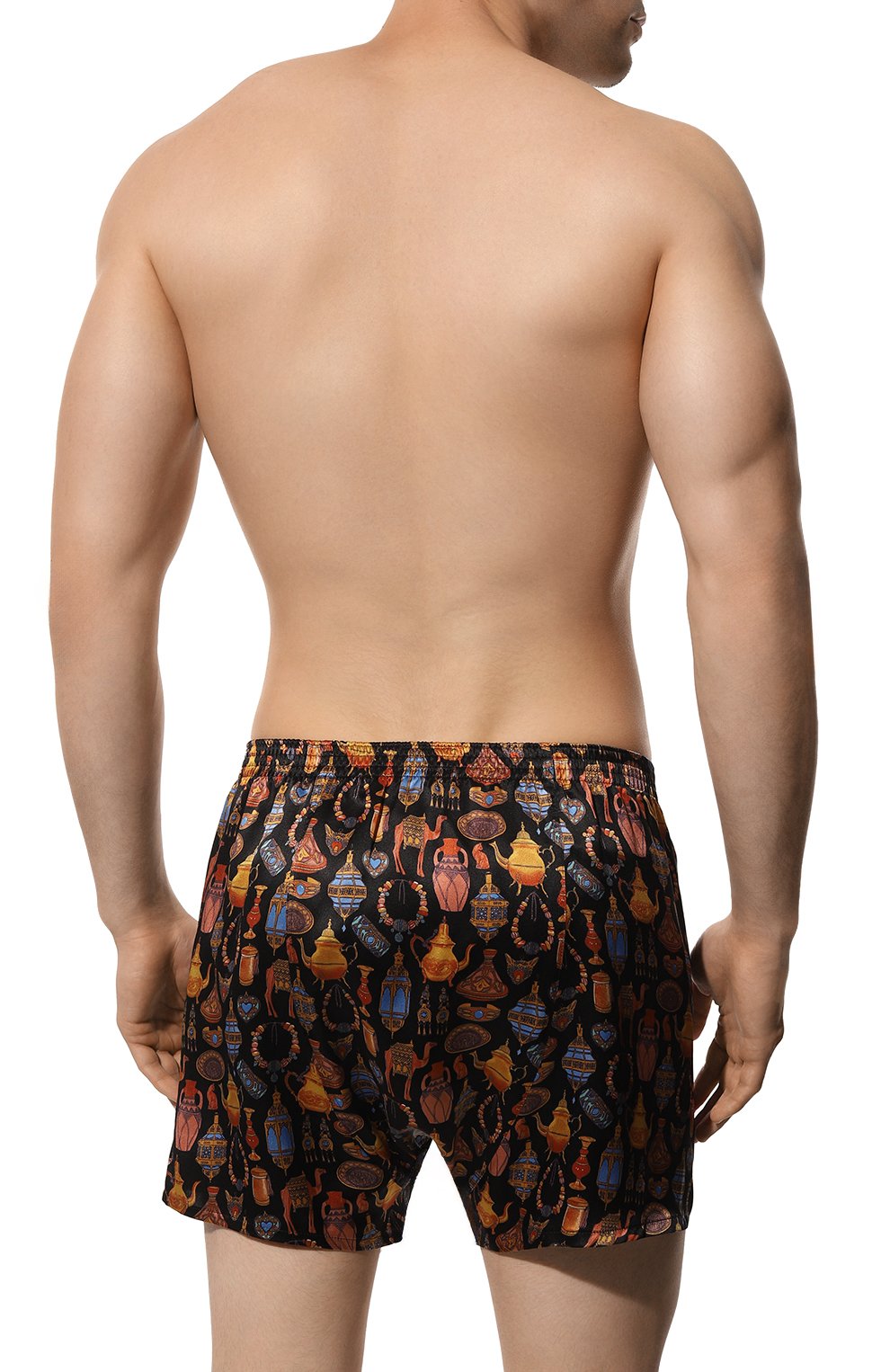 Шелковые боксеры DEREK ROSE, арт. 6030-BRIN100, фото 3