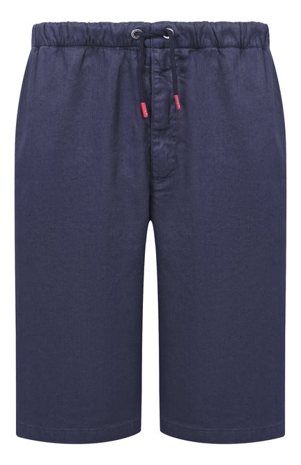 Мужские шорты изо льна и хлопка KITON, арт. UPR004LK0603H