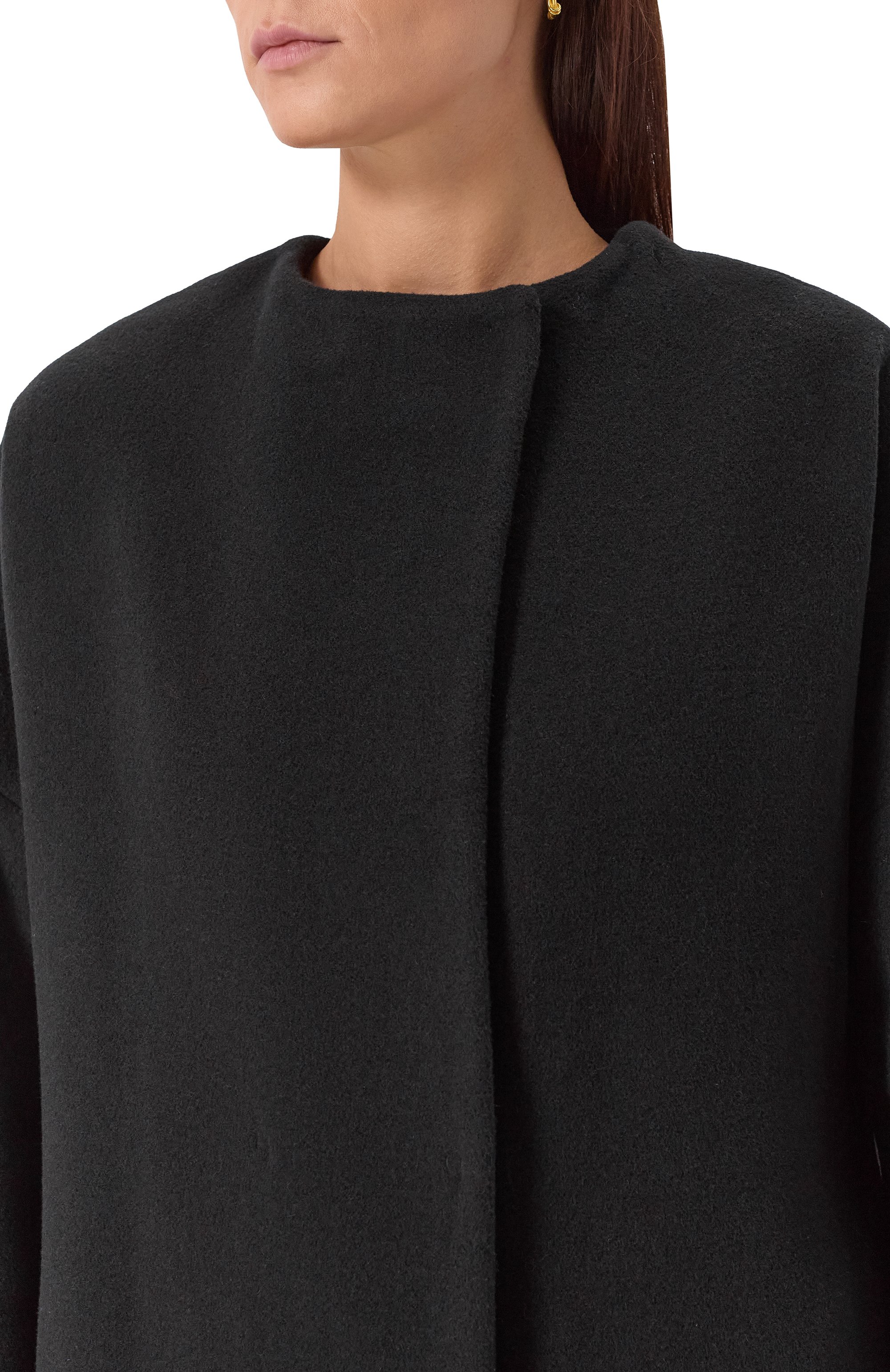 Пальто N21 черного цвета по цене 110000 руб., арт. N032/3062, фото 5 Пальто N21, арт. N032/3062, фото 5