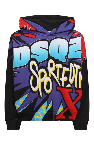 Хлопковое худи DSQUARED2, арт. DQ2521/D0A9X