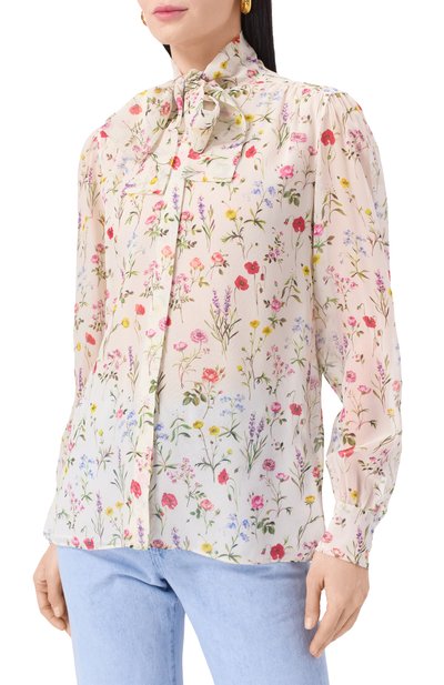 Шелковая блузка GIAMBATTISTA VALLI, арт. 25SSPVCA1212-39PRI, фото 3