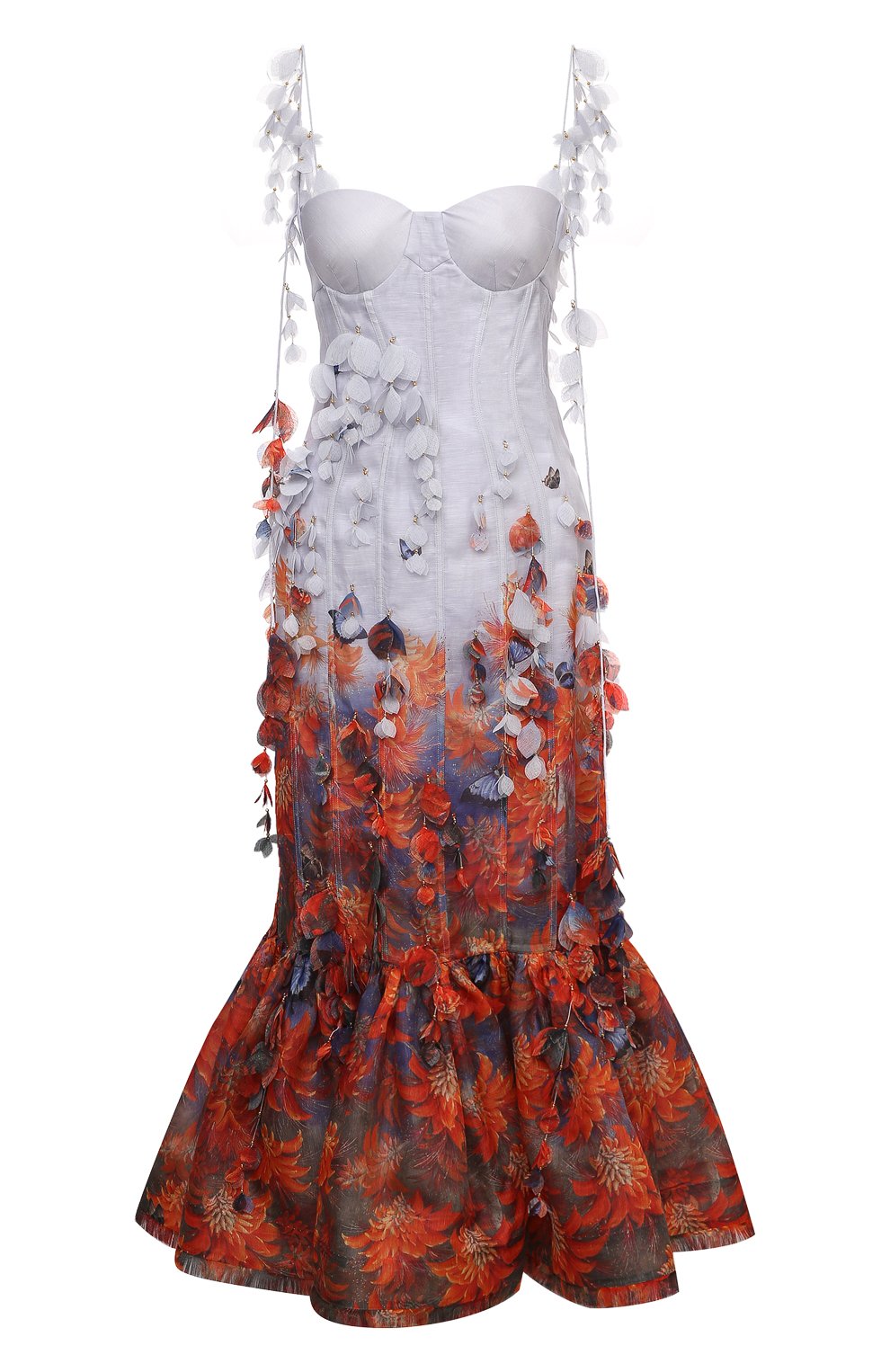 Платье из льна и шелка ZIMMERMANN, арт. 1718DB0T, фото 1