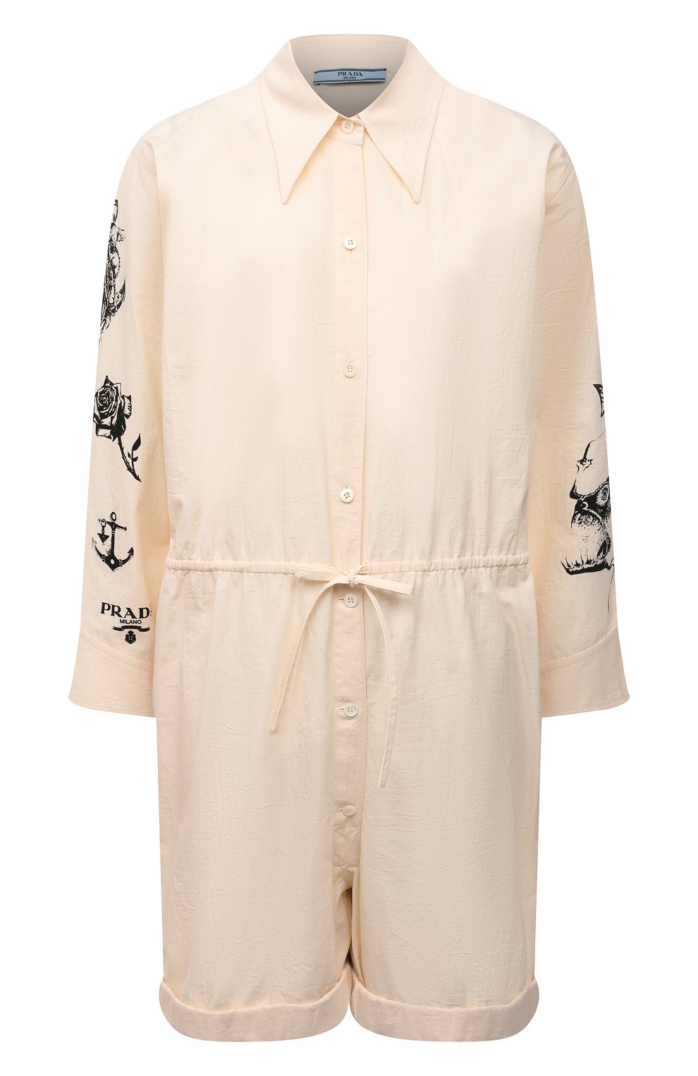 Хлопковый комбинезон PRADA, арт. P215GT-10M6-F0304-221, фото 1