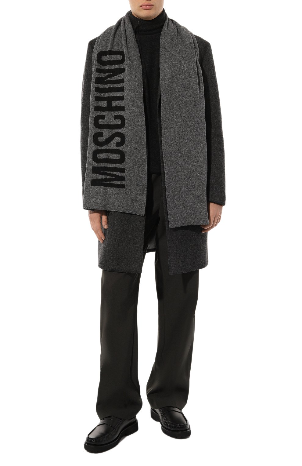 Шарф из вискозы и шерсти MOSCHINO, арт. 50212/M5639, фото 2