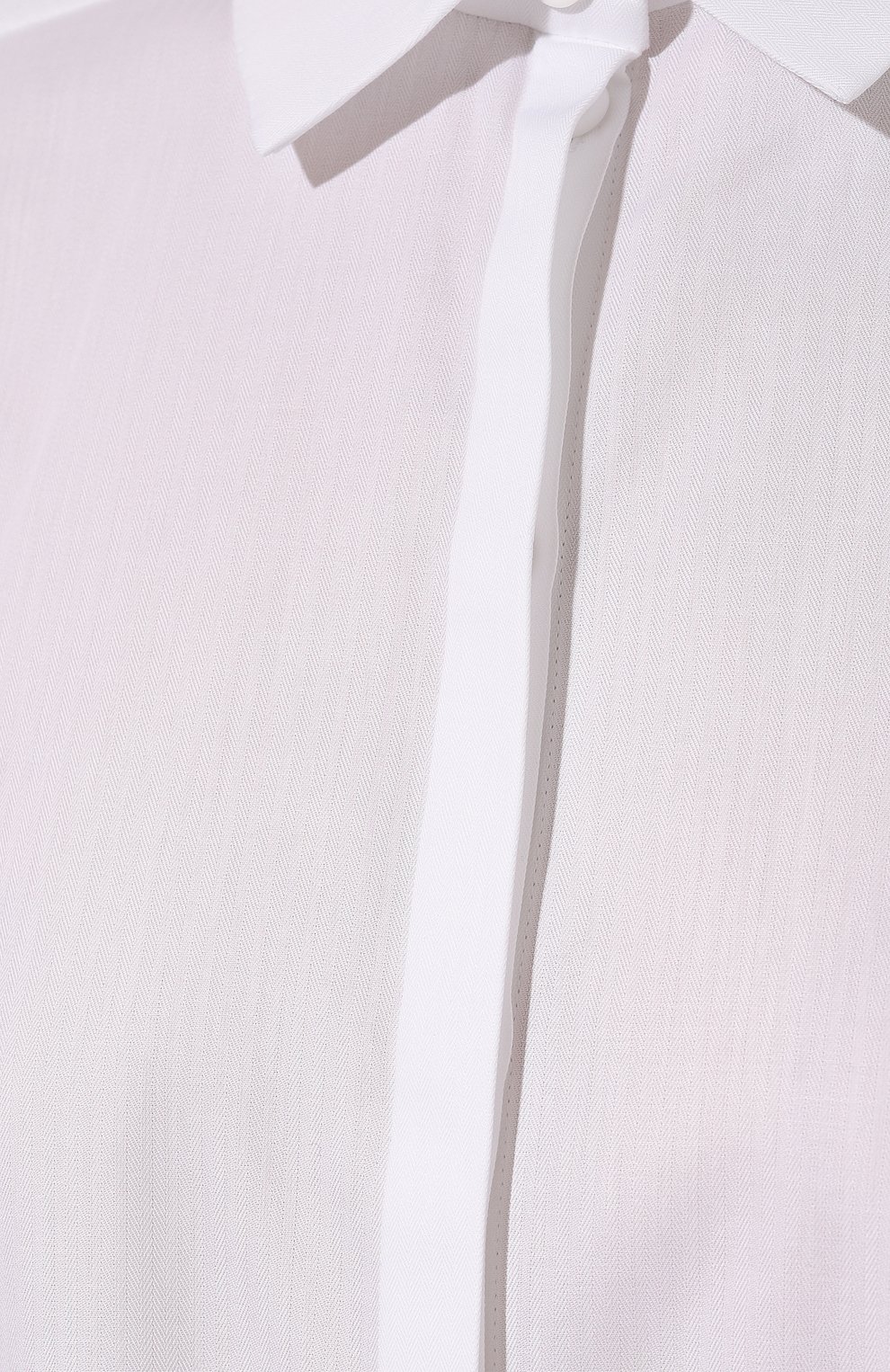 Хлопковая рубашка CHAPURIN белого цвета по цене 38250 руб., арт. BL/16634/27882-м/SS 23, фото 5 Хлопковая рубашка CHAPURIN, арт. BL/16634/27882-м/SS 23, фото 5