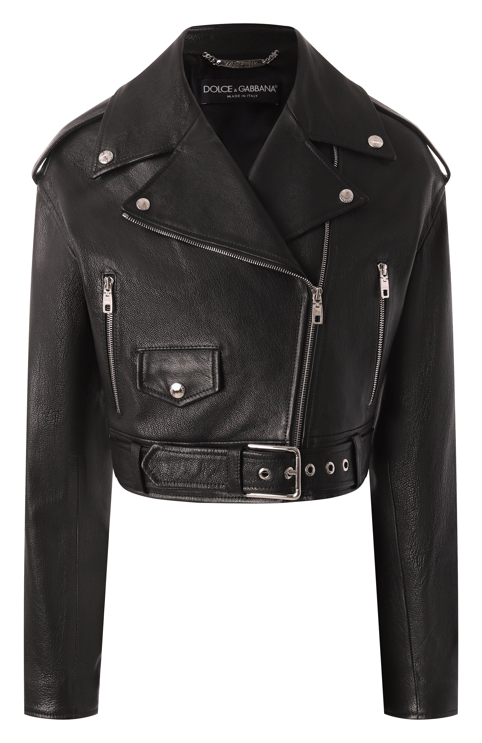 Кожаная куртка DOLCE & GABBANA, арт. F9R87L/HULVJ, фото 1