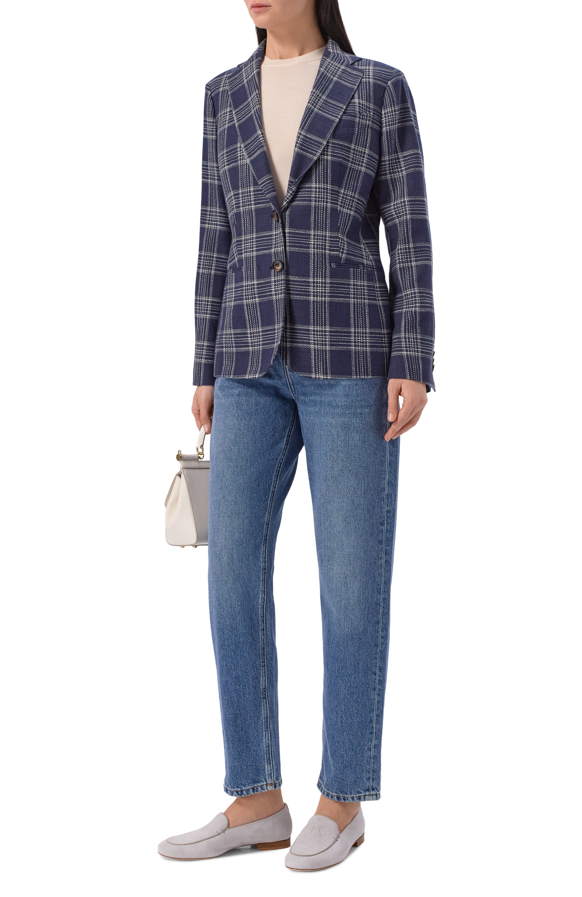 Замшевые лоферы KITON, арт. D61807N0100834, фото 3