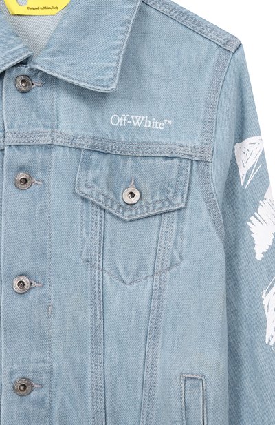 Джинсовая куртка OFF-WHITE, арт. 0BYE001S26DEN001, фото 3