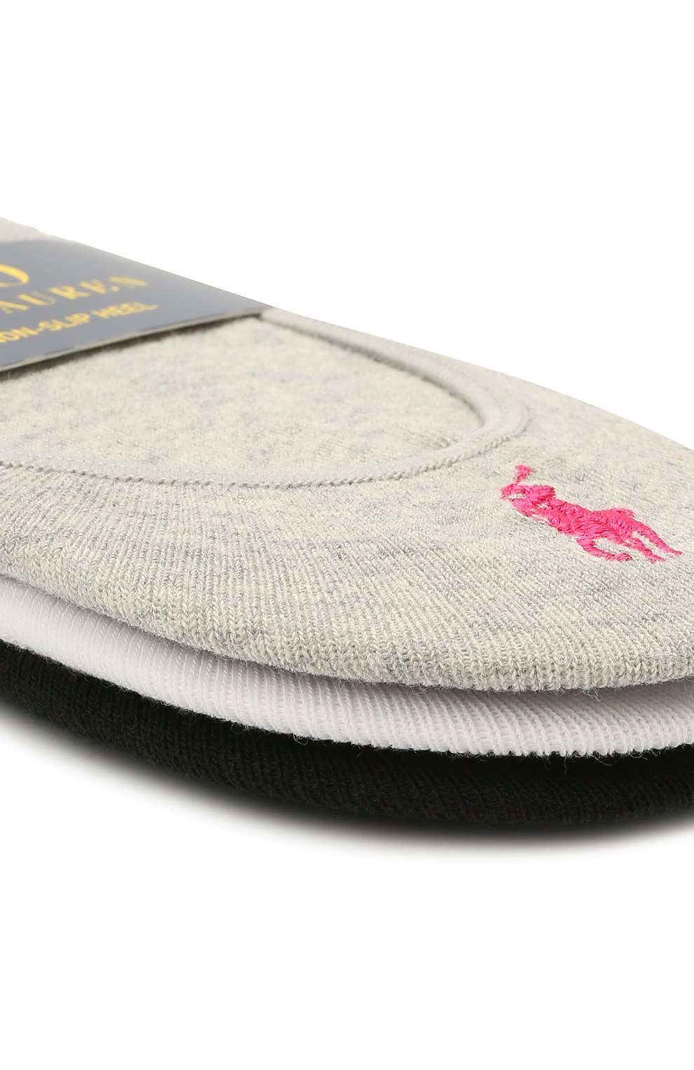 Комплект из трех подследников POLO RALPH LAUREN разноцветного цвета по цене 1585 руб., арт. 455711304, фото 2 Комплект из трех подследников POLO RALPH LAUREN, арт. 455711304, фото 2