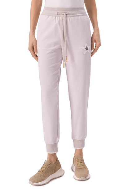 Хлопковые джоггеры LORENA ANTONIAZZI, арт. PA96/9999, фото 3