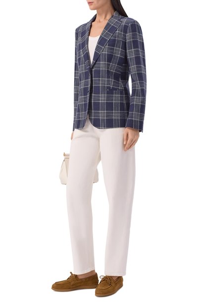 Замшевые топсайдеры KITON коричневого цвета по цене 104000 руб., арт. D61810N0143601, фото 3 Замшевые топсайдеры KITON, арт. D61810N0143601, фото 3