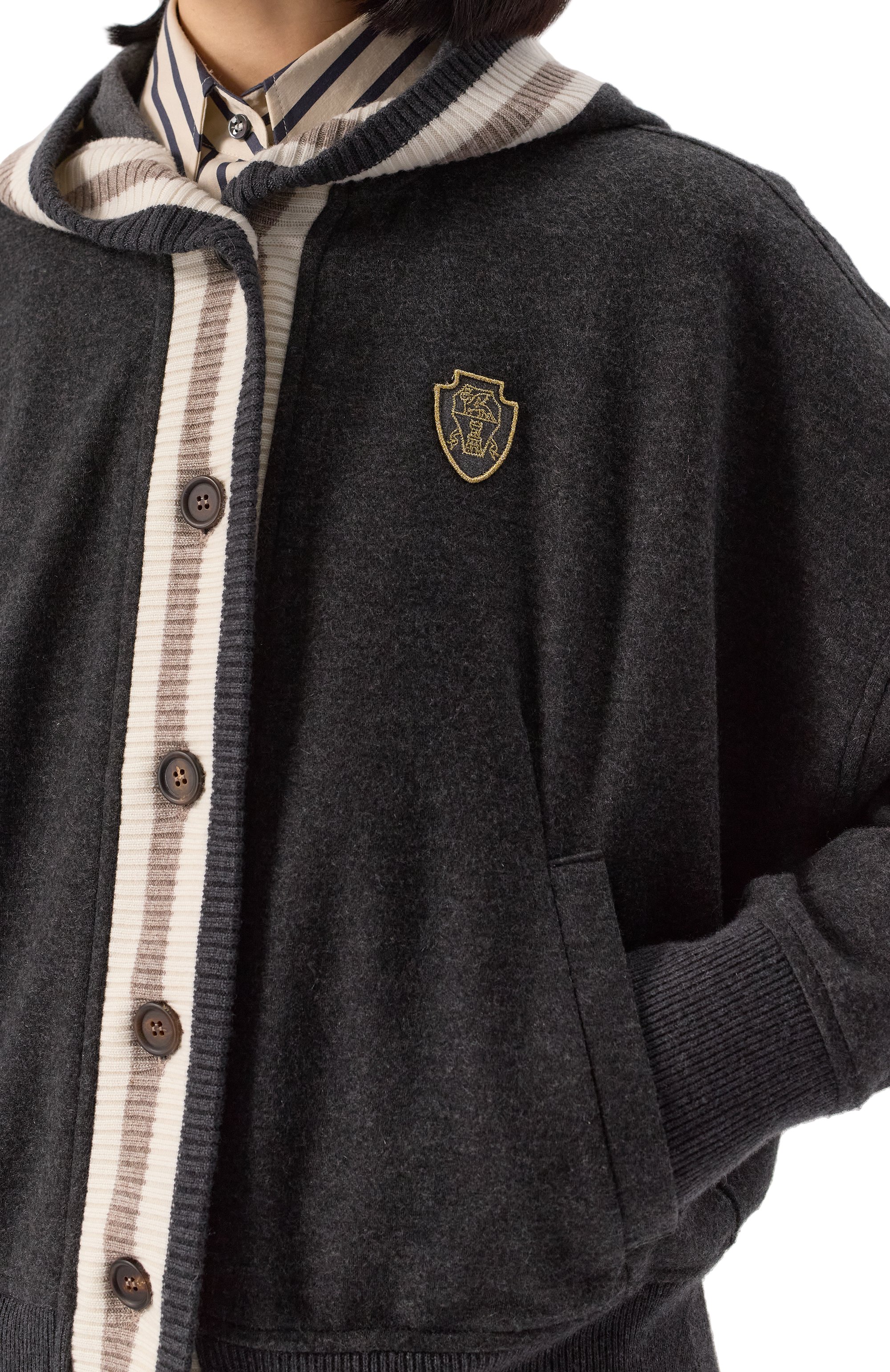 Кашемировый кардиган BRUNELLO CUCINELLI, арт. MD913VC206, фото 5