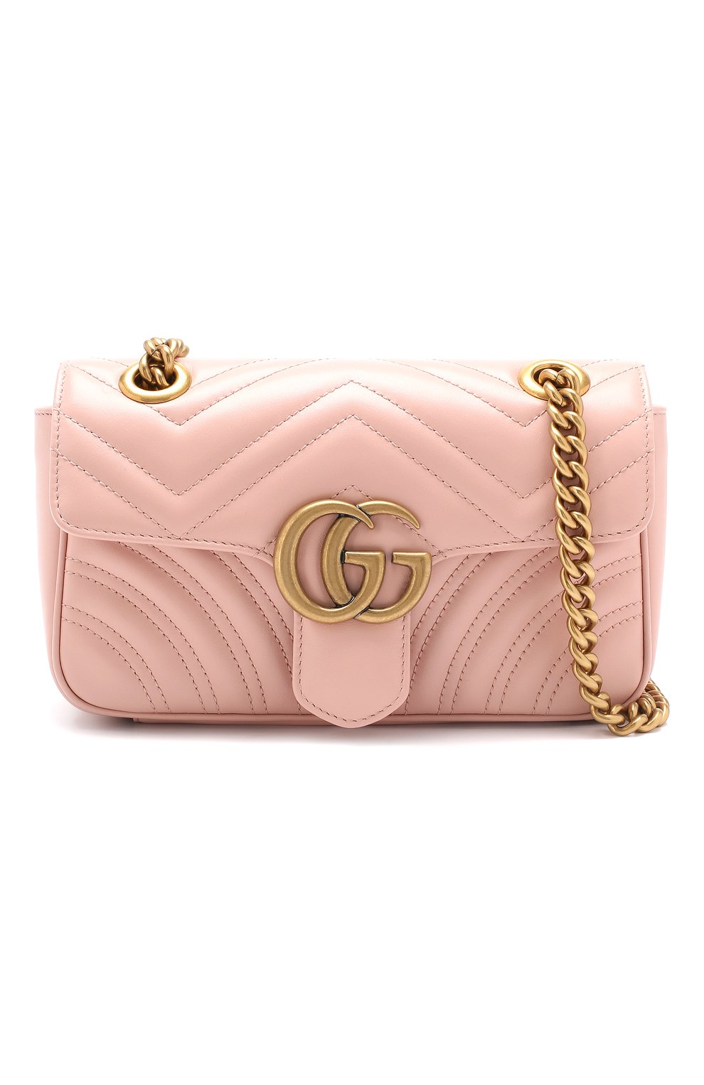 Сумка gg marmont mini GUCCI розового цвета по цене 273600 руб., арт. 446744/DTDIT, фото 5 Сумка gg marmont mini GUCCI, арт. 446744/DTDIT, фото 5