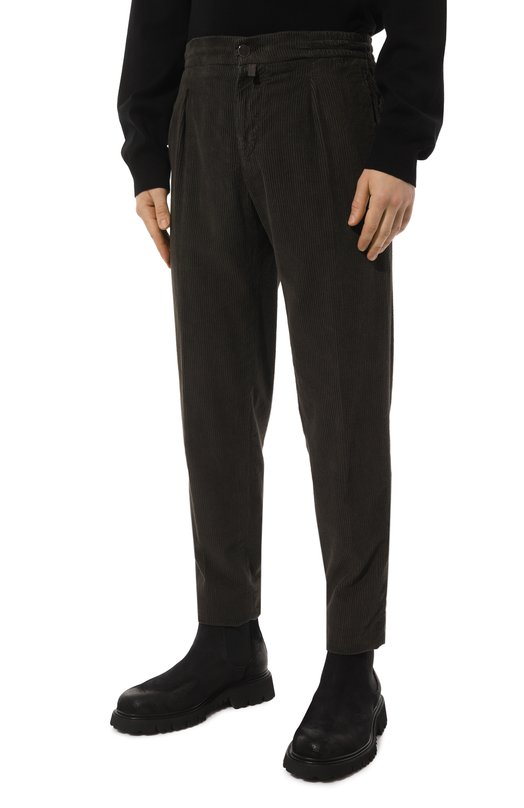 Вельветовые брюки Kiton UP1LACJ0212C Хаки  UP1LACJ0212C Фото 3