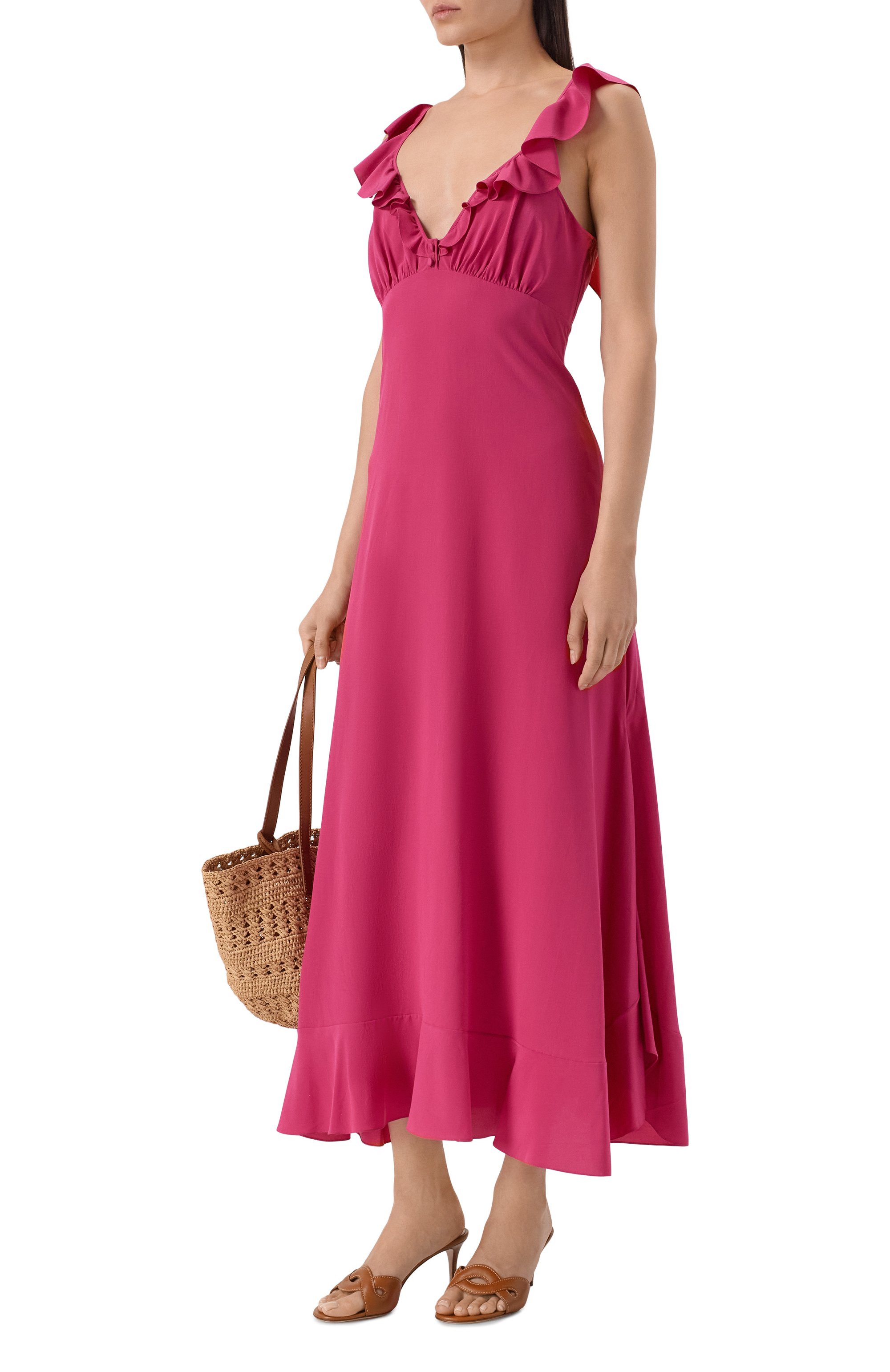 Кожаные мюли GIANVITO ROSSI коричневого цвета по цене 104500 руб., арт. G10118.70CU0.VGISED0, фото 3 Кожаные мюли GIANVITO ROSSI, арт. G10118.70CU0.VGISED0, фото 3