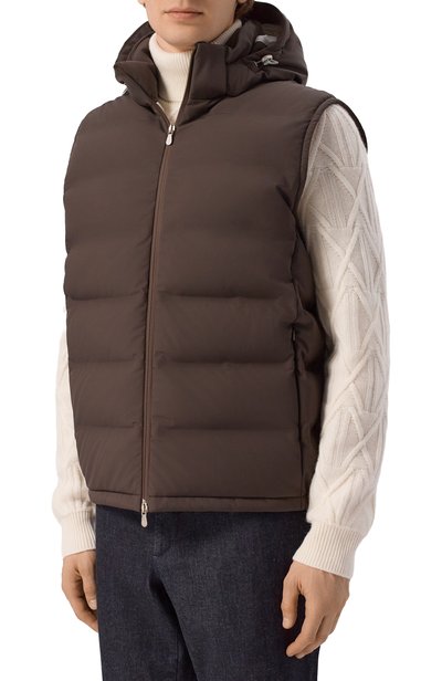 Пуховый жилет BRUNELLO CUCINELLI, арт. MV4061605, фото 3