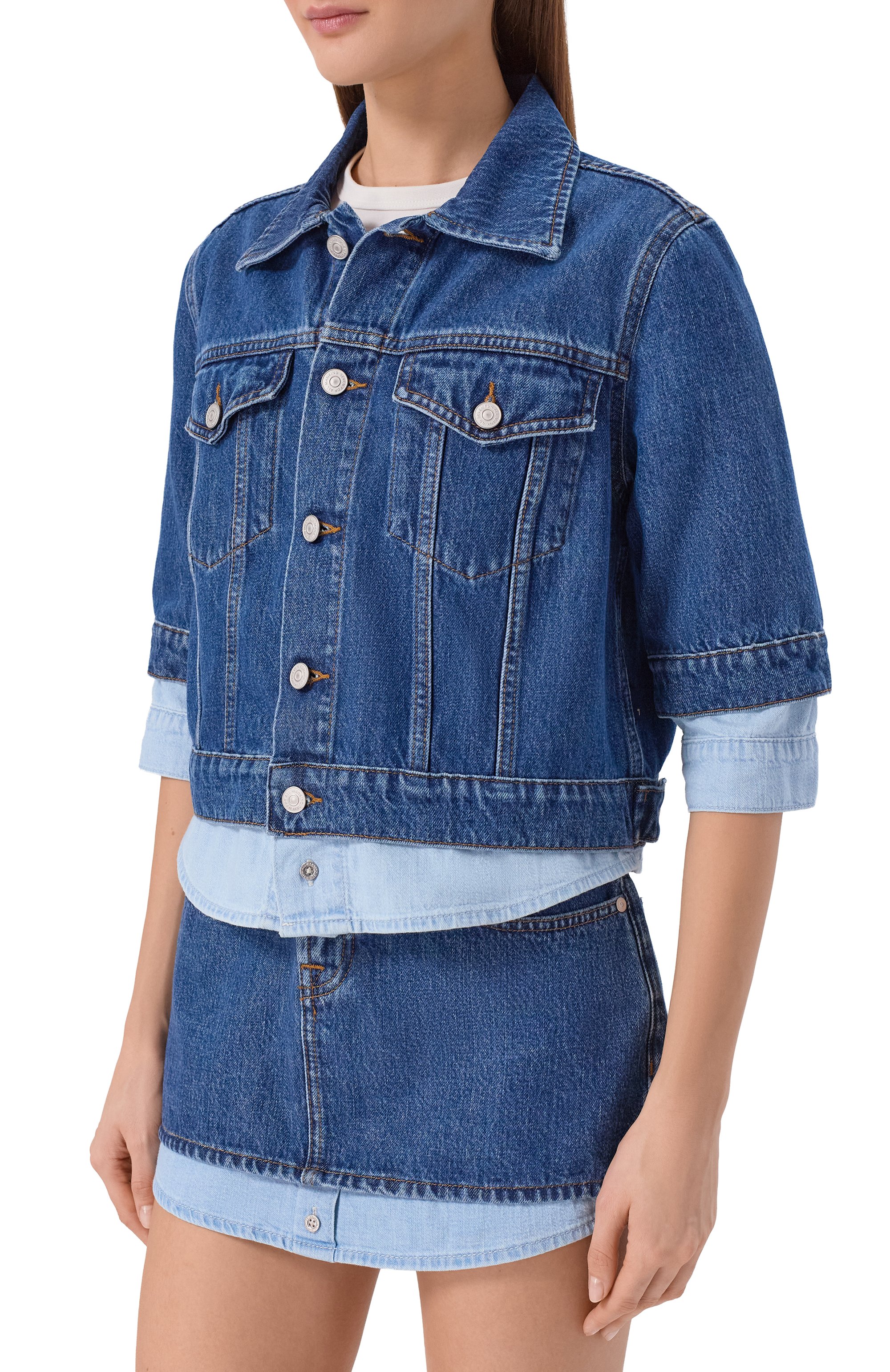 Джинсовая куртка trucker 7 FOR ALL MANKIND, арт. 7U7H0E52-3DM, фото 3