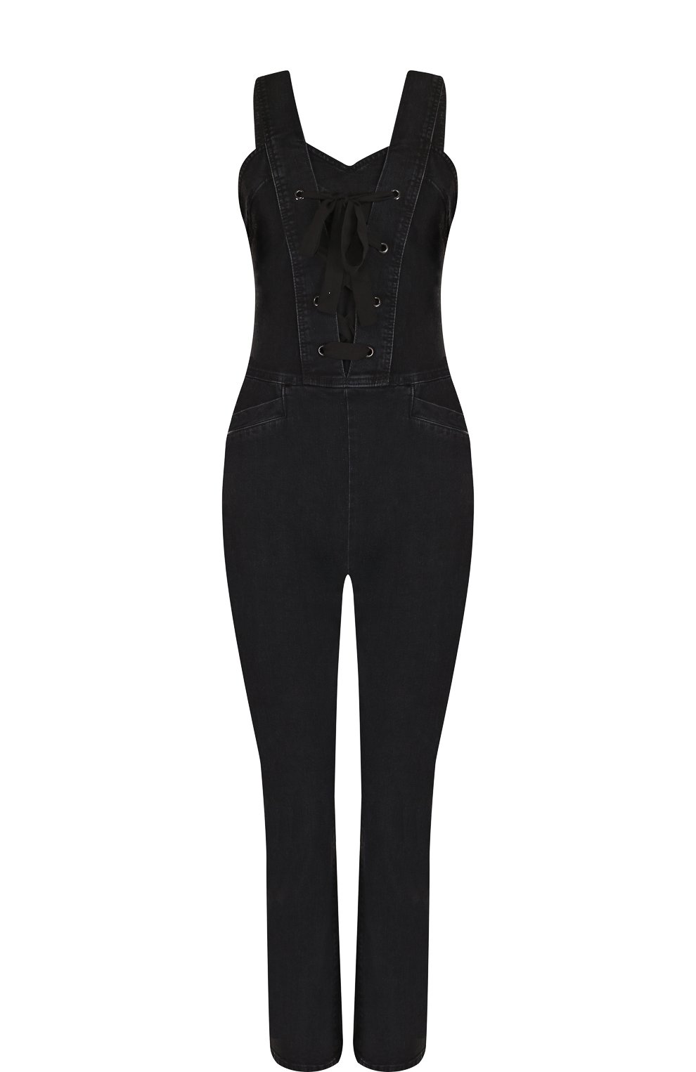 Приталенный джинсовый комбинезон с потертостями PAIGE, арт. 4204B80-4967, фото 1