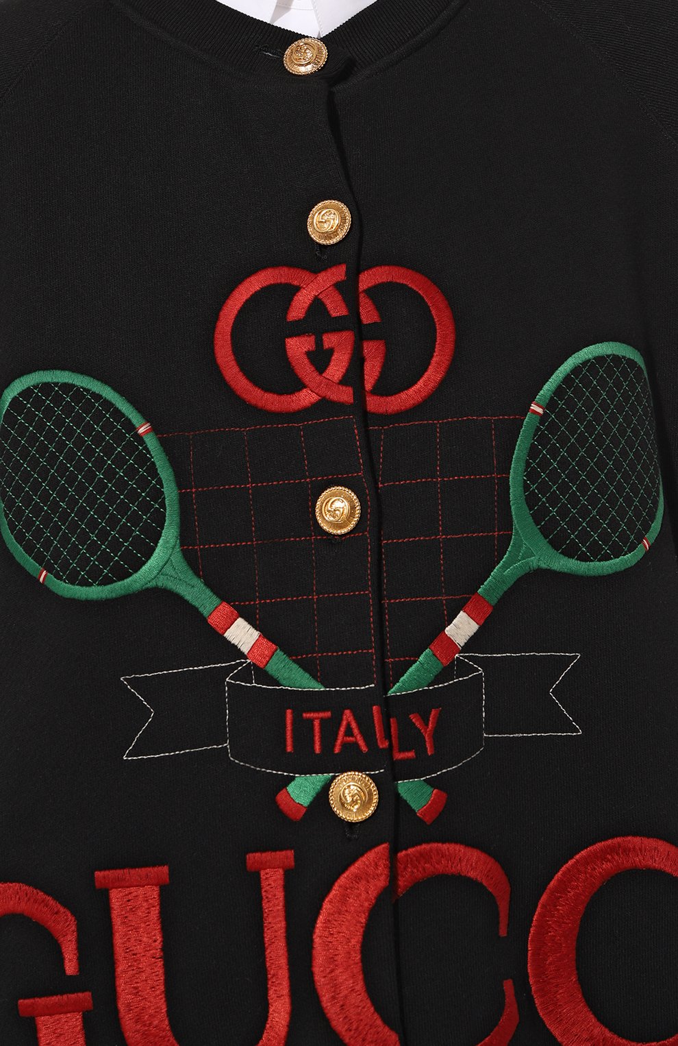 Хлопковый кардиган GUCCI, арт. 581167 XJBI1, фото 5