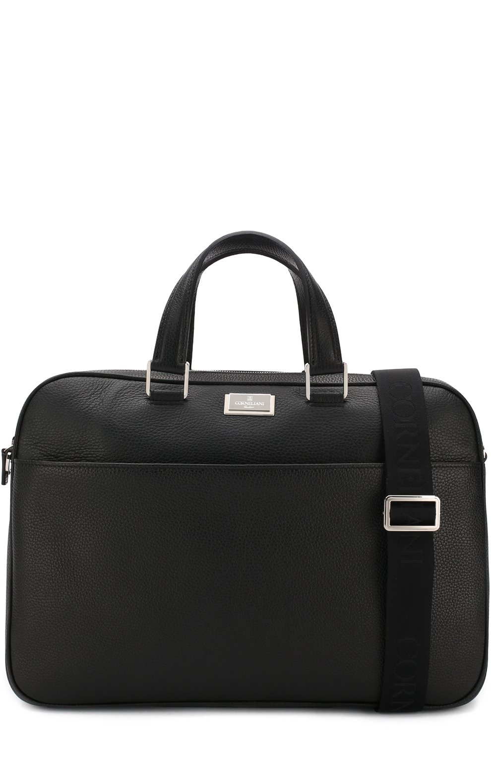 Кожаная сумка для ноутбука с плечевым ремнем CORNELIANI, арт. 00TD17-0021800/00, фото 6