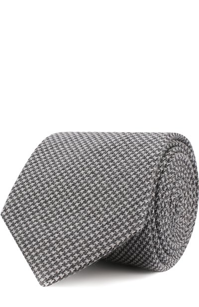 Мужской галстук из смеси шерсти и шелка с узором BRIONI, арт. 062I00/07AC8