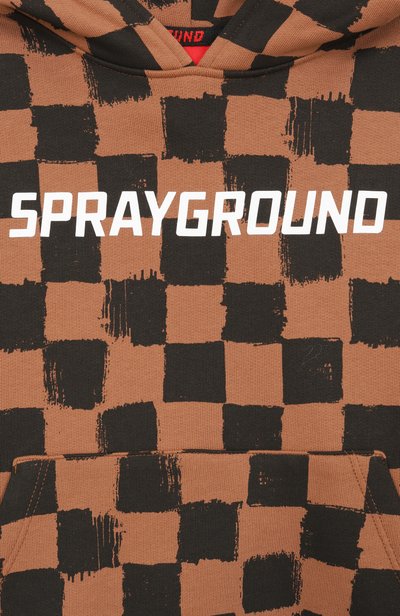 Хлопковое худи SPRAYGROUND, арт. SPY1356G/HEAD SHARK H00DIE, фото 3